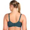 imageHSIA Minimizer Bras for Women Full Coverage Lace Bra for Heavy Breasts Unlined Bras with UnderwireBalsam Blue