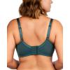 imageHSIA Minimizer Bras for Women Full Coverage Lace Bra for Heavy Breasts Unlined Bras with UnderwireBalsam Blue1