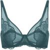 imageHSIA Minimizer Bras for Women Full Coverage Lace Bra for Heavy Breasts Unlined Bras with UnderwireBalsam Blue1