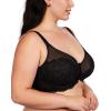 imageHSIA Minimizer Bras for Women Full Coverage Lace Bra for Heavy Breasts Unlined Bras with UnderwireBlack1