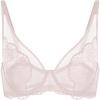 imageHSIA Minimizer Bras for Women Full Coverage Lace Bra for Heavy Breasts Unlined Bras with UnderwireDark Pink