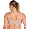 imageHSIA Minimizer Bras for Women Full Coverage Lace Bra for Heavy Breasts Unlined Bras with UnderwireDark Pink