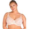 imageHSIA Minimizer Bras for Women Full Coverage Lace Bra for Heavy Breasts Unlined Bras with UnderwireDusty Peach