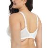 imageHSIA Minimizer Bras for Women Full Coverage Lace Bra for Heavy Breasts Unlined Bras with UnderwireWhite1