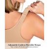 imageHSIA Posture Bras for Women  Front Closure Bra for Women No Underwire Back Support Plus Size Full Coverage BraNatural Nude