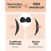 imageHSIA Strapless Bra for Women Large Bust Seamless Underwire Plus Size Convertible Bandeau BraBlackBlack