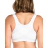 imageHSIA Posture Bras for Women  Front Closure Bra for Women No Underwire Back Support Plus Size Full Coverage BraWhite