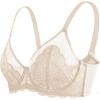 imageHSIA Minimizer Bras for Women Large Bust Full Coverage Lace Plus Size Bra  Mermaid Scales