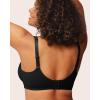 imageHSIA Minimizer Bras for Women Plus Size Full Coverage Coolcomfort T Shirt Unlined Bra with Underwire for Heavy BreastBlack