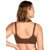 imageHSIA Minimizer Bras for Women Plus Size Full Coverage Coolcomfort T Shirt Unlined Bra with Underwire for Heavy BreastCoffee Brown