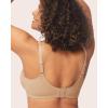 imageHSIA Minimizer Bras for Women Plus Size Full Coverage Coolcomfort T Shirt Unlined Bra with Underwire for Heavy BreastIvory Beige