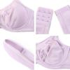 imageHSIA Minimizer Bras for Women Plus Size Full Coverage Coolcomfort T Shirt Unlined Bra with Underwire for Heavy BreastPurple
