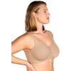 imageHSIA Minimizer Bras for Women Plus Size Full Coverage Coolcomfort T Shirt Unlined Bra with Underwire for Heavy BreastTaupe