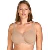 imageHSIA Minimizer Bras for Women Plus Size Full Coverage Coolcomfort T Shirt Unlined Bra with Underwire for Heavy BreastTaupe