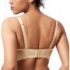 imageHSIA Strapless Bras for Large Bust Women Convertible Bra for Heavy Breast Strapless Bra Supportive UnderwireBeige Light
