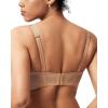 imageHSIA Strapless Bras for Large Bust Women Convertible Bra for Heavy Breast Strapless Bra Supportive UnderwireDark Beige