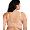imageHSIA Womens Full Coverage Plus Size TShirt Bra with Smoothing Back Supportive Underwire Minimizer Padded BraPeach Pink