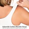 imageHSIA Womens Posture Minimizer Bra  Front Closure Bra for Women No Underwire Back Support Plus Size Full Coverage BraWhite