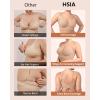 imageHSIA Womens Minimizer Bra Full Coverage Plus Size TShirt Longline Smooth Seamless Unlined Bra Underwire CorsetLight Beige