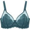 imageHSIA Minimizer Bras for Women Large Bust Full Coverage Lace Plus Size Bra  Mermaid ScalesBalsam Blue