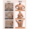 imageHSIA Minimizer Bras for Women Full Coverage Plus Size Underwire Unlined Mesh Jacquard Bra for Big BustedDark Beige