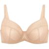 imageHSIA Minimizer Bras for Women Full Coverage Plus Size Underwire Unlined Mesh Jacquard Bra for Big BustedLight Beige