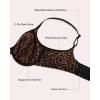 imageHSIA Minimizer Bras for Women Full Coverage Underwire Unlined Mesh Plus Size Convertible Bra for Big BustedBlack