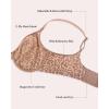 imageHSIA Minimizer Bras for Women Full Coverage Underwire Unlined Mesh Plus Size Convertible Bra for Big BustedDark Beige