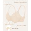 imageHSIA Minimizer Bras for Women Full Coverage Underwire Unlined Mesh Plus Size Convertible Bra for Big BustedSolid Warm Beige