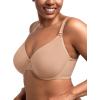 imageHSIA Minimizer Bras for Women Full Coverage Underwire Unlined Mesh Plus Size Convertible Bra for Big BustedSolid Warm Beige