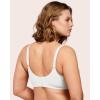 imageHSIA Minimizer Bras for Women Plus Size Full Coverage Coolcomfort T Shirt Unlined Bra with Underwire for Heavy Breast White 34DDD 01