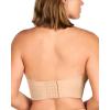 imageHSIA Strapless Bras for Women Longline Corset for Large Bust Plus Size Supportive Bustier Minimizer Convertible BandeauNatural Nude