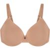 imageHSIA Tshirt Bras for Women Full Coverage Underwire Lightly Lined Plus Size Minimizer Bra for Big BustedDark Beige