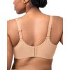 imageHSIA Tshirt Bras for Women Full Coverage Underwire Lightly Lined Plus Size Minimizer Bra for Big BustedLight Beige