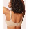 imageHSIA Unlined Underwire Bra Womens Minimizers Embroidery Lace BraLight Beige