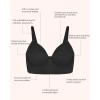 imageHSIA Bras for Women Minimizer Full Coverage Seamless Plus Size Longline Unlined Underwire Back Smoothing BraBlack