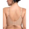imageHSIA Bras for Women Minimizer Full Coverage Seamless Plus Size Longline Unlined Underwire Back Smoothing BraLight Beige