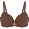 imageHSIA Minimizer Bra for Women  Air Mesh TShirt Full Coverage Seamless Bra Plus Size Underwire Padded Bra for Large BustCoffee Brown