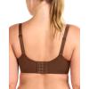 imageHSIA Minimizer Bra for Women  Air Mesh TShirt Full Coverage Seamless Bra Plus Size Underwire Padded Bra for Large BustCoffee Brown
