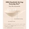imageHSIA Minimizer Bra for Women  Air Mesh TShirt Full Coverage Seamless Bra Plus Size Underwire Padded Bra for Large BustCoffee Brown