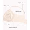imageHSIA Minimizer Bra for Women  Full Coverage Seamless Lace Bra Plus Size Underwire Unlined Bra for Heavy BreastNude
