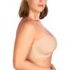 imageHSIA Strapless Bra for Women Large Bust Seamless Underwire Plus Size Convertible Bandeau BraLight Beige
