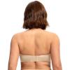 imageHSIA Strapless Bras for Women Bella Convertible Minimizer Bra for Large Bust Unlined Underwire Balconette BrasAlmond Beige