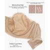 imageHSIA Strapless Bras for Women Bella Convertible Minimizer Bra for Large Bust Unlined Underwire Balconette BrasWarm Beige