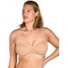 imageHSIA Strapless Bras for Women Bella Convertible Minimizer Bra for Large Bust Unlined Underwire Balconette BrasWarm Beige