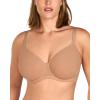 imageHSIA Minimizer Bra for Women  Air Mesh TShirt Full Coverage Seamless Bra Plus Size Underwire Padded Bra for Large BustDark Beige