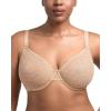 imageHSIA Minimizer Bras for Women Full Coverage Underwire Unlined Mesh Plus Size Convertible Bra for Big BustedLeopard Light Beige