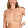 imageHSIA Strapless Bras for Women Bella Convertible Minimizer Bra for Large Bust Unlined Underwire Balconette BrasWarm Beige