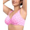 imageHSIA Bras for Women Minimizer Full Coverage Plus Size T Shirt Unlined Underwire Smooth Bra Seamless Cups Joan Ultimate SoftBlush Kiss