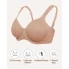 imageHSIA Bras for Women Minimizer Full Coverage Plus Size T Shirt Unlined Underwire Smooth Bra Seamless Cups Joan Ultimate SoftDark Beige
